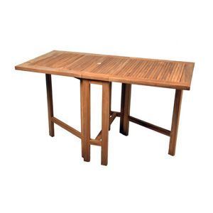 Divero 1593 Zahradní skládací stůl z teakového dřeva