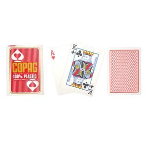 Copag Regular 2078 Poker karty 2 rohy červené