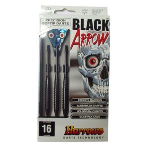 Harrows SOFT BLACK ARROW Šipky s plastovým hrotem 16g