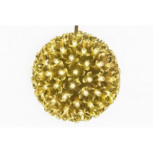Nexos 5973 Vánoční dekorace - LED světelná koule - teple bílá