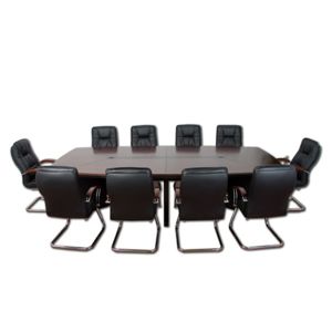 Tuin 1455 Konferenční stolek + 10 kožených křesel