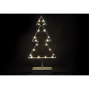 Nexos 28299 Vánoční dekorace - stromek na stojánku - 38 cm, 20 LED
