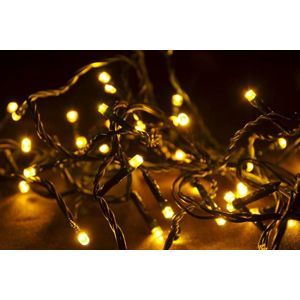 Nexos Vánoční LED řetěz - 30 m, 300 LED, teple bílý