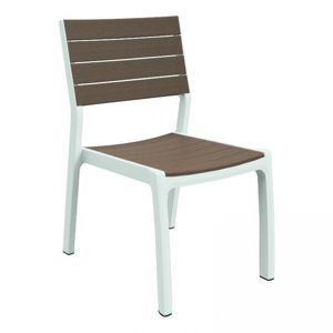 Keter Designová zahradní židle HARMONY - bílé + cappuchino