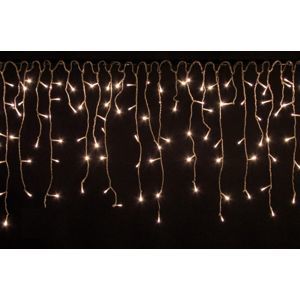 Vánoční světelný déšť - 15 m, 600 LED, teple bílý - OEM M02056