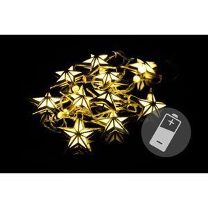 Nexos 39404 Vánoční LED osvětlení - hvězdy - teple bílé 10 LED