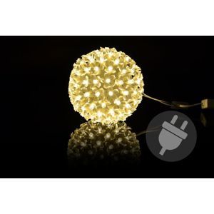 Nexos 5967 Vánoční dekorace - Vánoční LED koule - 12 cm
