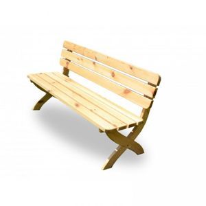 Tradgard STRONG 2724 Zahradní dřevěná lavice přírodní FSC 150 cm