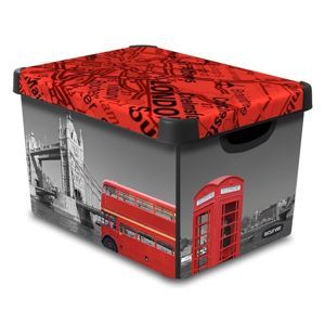 Curver L LONDON Box úložný dekorativní