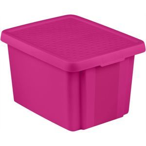 CURVER Úložný box s víkem 26L - fialový R41143