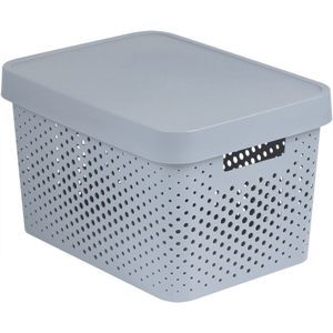 CURVER Úložný box s víkem plastový 17L - bílý R41169