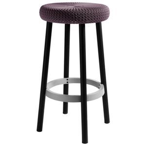 Keter COZY BAR stool 43784 Stolička - fialová