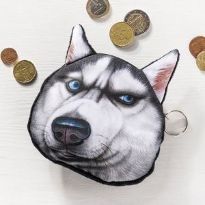 Psí peněženka na drobné pes černý