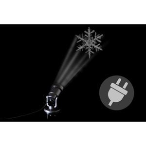 Nexos 41716 Venkovní LED projektor - sněhová vločka - dosah 15 - 20 m