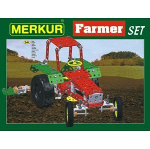 MERKUR Farmer Set Stavebnice 20 modelů 3v krabici 36x27x5,5cm