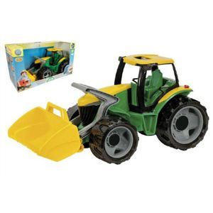 Lena traktor se lžící plast 65 cm Zeleno-žlutý