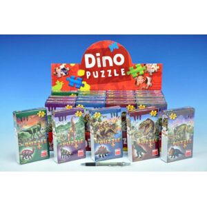 Dinosauři Puzzle 23,60 dílků + figurka - 6 druhů