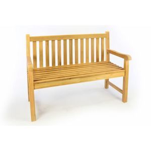 Divero 50386 Zahradní dřevěná lavice - neošetřené týkové dřevo - 120 cm