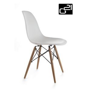 G21 Timber White 51738 Designová židle