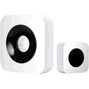 Optex 990227 Bezdrátový designový barevný zvonek bílá/černá s dlouhým dosahem