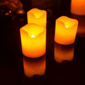 Elektrické svíčky z pravého vosku 3ks