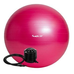 MOVIT 54111 Gymnastický míč s pumpou - 75 cm - růžová