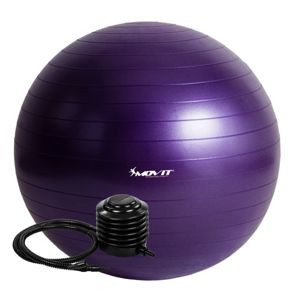 MOVIT 54094 Gymnastický míč s pumpou - 55 cm - fialový