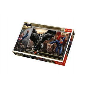 Puzzle Batman v Spiderman 41x27,5cm 160 dílků v krabici 29x19x4cm