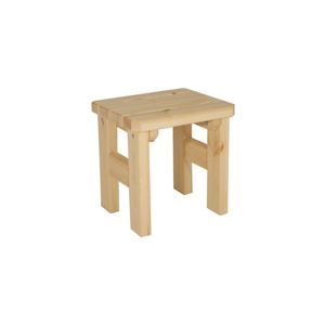 Gaboni Zahradní dřevěná stolička II. - bez povrchové úpravy