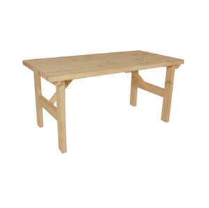 Zahradní dřevěný stůl II. - bez povrchové úpravy - 160 cm Gaboni TP55332