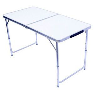 Tradgard 56850 Hliníkový sklopný přenosný stůl - 120x60cm
