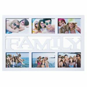 Obrazový rám Family na 6 fotek - bílý