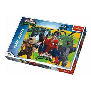 Puzzle Spiderman vs Sinister 6 Disney 260 dílků 60x40cm v krabici 40x27x4cm