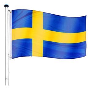 Tuin 60935 Vlajkový stožár vč. vlajky Švédsko - 6,50 m