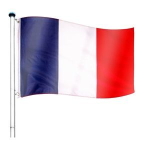 Tuin 60931 Vlajkový stožár vč. vlajky Francie - 6,50 m