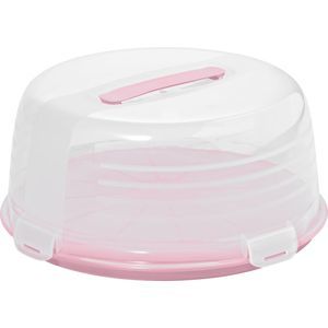 CURVER Plastový CAKE BOX - růžový CURVER R63616