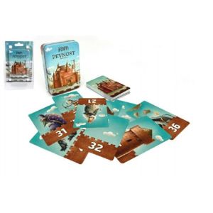 Pevnost Fort karetní společenská hra v plechové krabičce 7,5x11cm 6+ STRAGOO