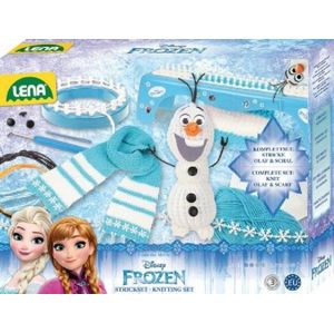 Studio pletení: pletací stůl Frozen/Ledové království plast s doplňky v krabici 35x27x7cm 6+