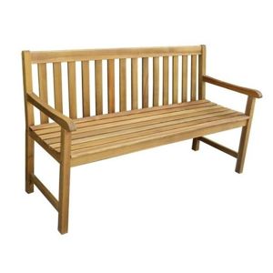 Zahradní dřevěná lavice KIRA - 158 x 88 x 61 cm