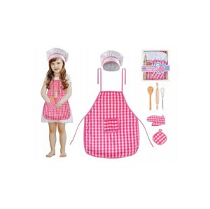 Dětská kuchařská sada - zástěra, čepice a rukavice
