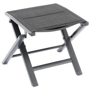 Sklopná hliníková stolička, tmavě šedý rám