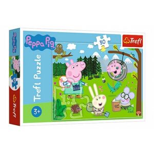 Puzzle Prasátko Peppa/Peppa Pig Výlet do lesa
