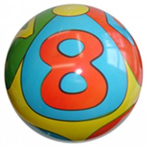 Mondo Potištěný míč s abecedou - 230 mm