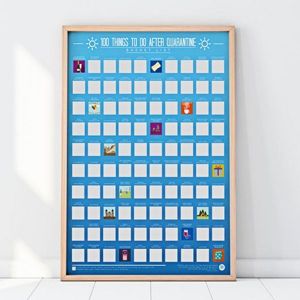 Stírací plakát - 100 věcí, které dělat po karanténě