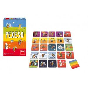 Pexeso ČT Déčko 48 kartiček společenská hra v krabičce 12x18x4cm