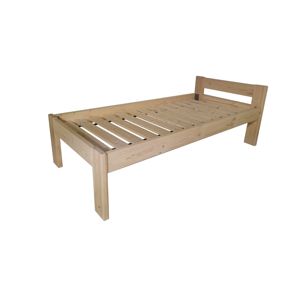 Dřevěná postel včetně roštů - 90 x 200 cm, přírodní lak