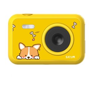 Kamera pro nejmenší SJCAM F1 FunCam - žlutá s pejskem
