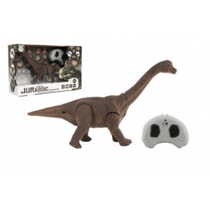 Teddies Dinosaurus na ovládání IC plast 27cm na baterie se světlem se zvukem v krabičce 33x21x10cm