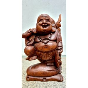 Dřevěná socha Buddha 40 cm