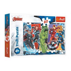 Puzzle Neporazitelní Avengers 33x22cm 60 dílků v krabici 21x14x4cm